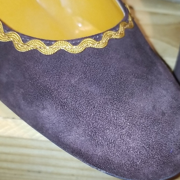 Franco Sarto Chocolate Suede Mary Jane Heel - Picture 5 of 9